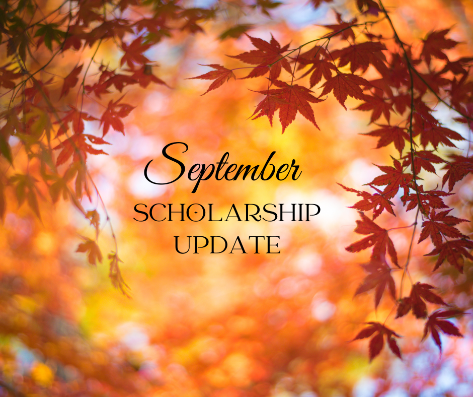 September Scholarship Update