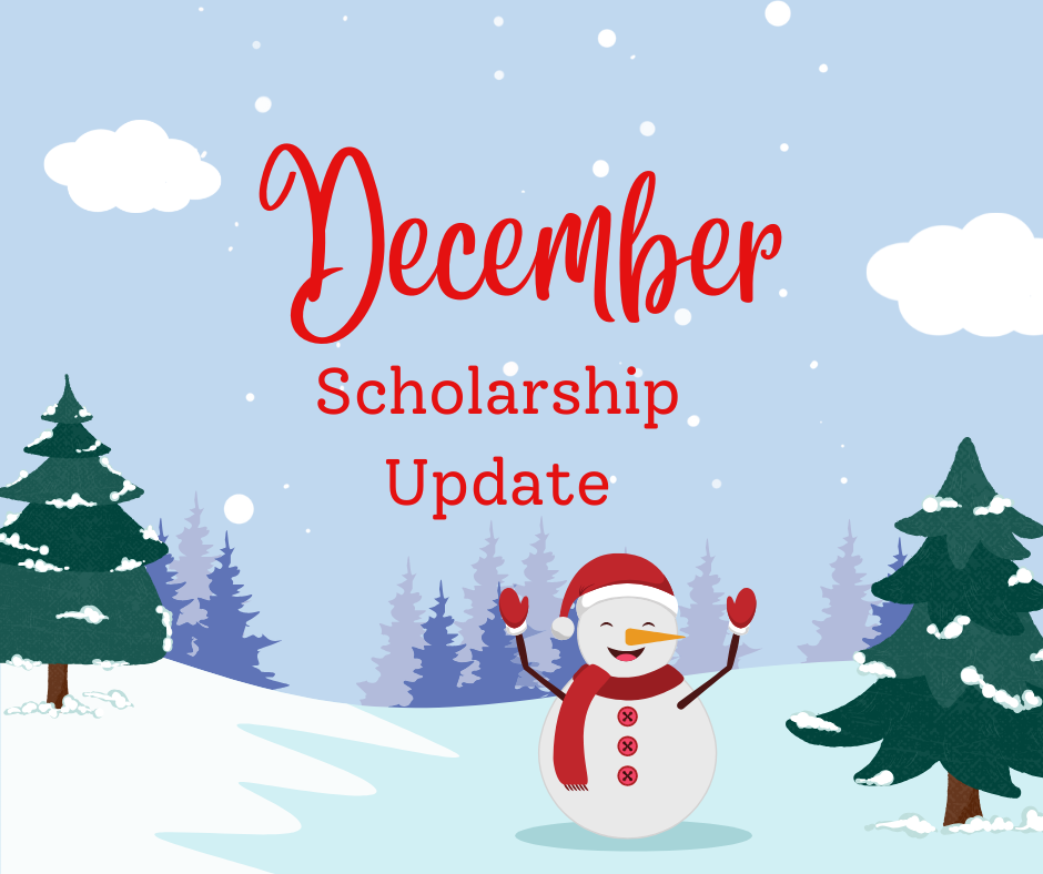 December Scholarship Update