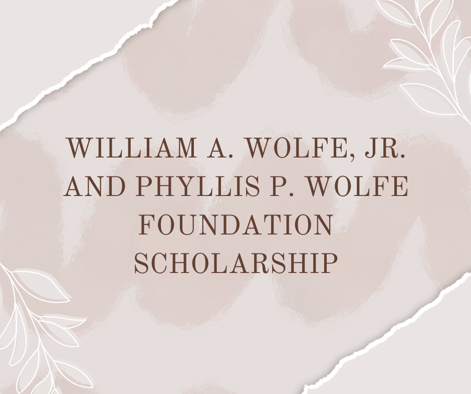 Wolfe Foundation Scholarship