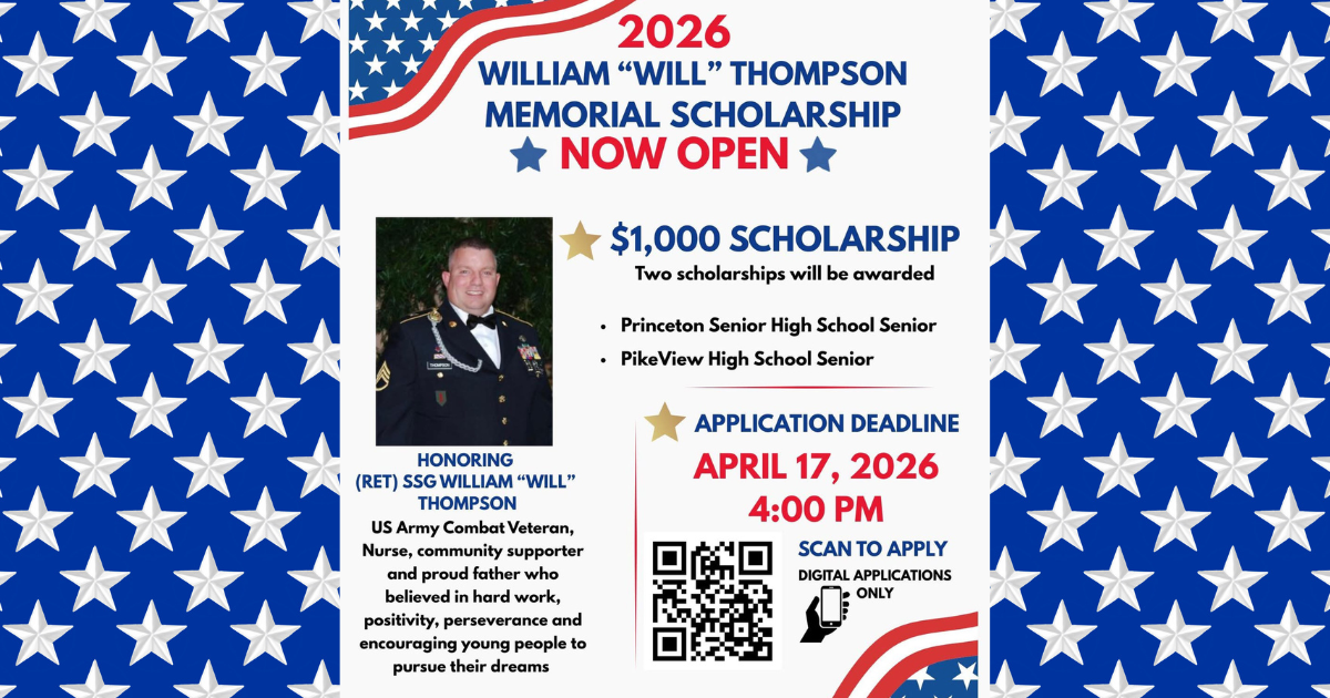 2026 William “Will” Thompson Memorial Scholarship